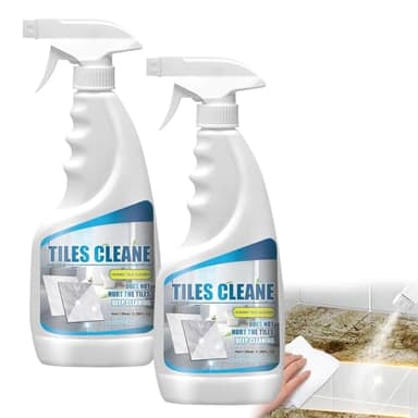 2 unidades limpiador de azulejos extrafuerte limpiador de juntas baño azulejos limpiador spray adecuado para eliminar la suciedad de la cocina baño lavabo azulejos paredes