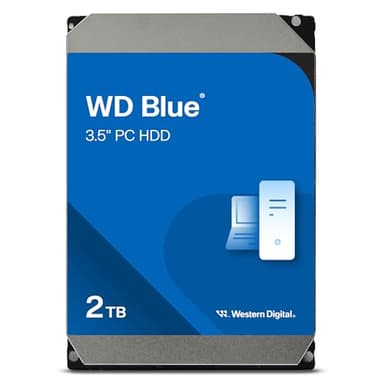 Western Digital Disco duro mecánico 2TB Blue 256MB 3.5IN SATA 6GB/Sint
