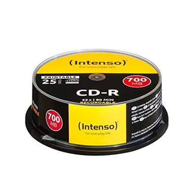 Intenso CD-R 700MB - CD-RW vírgenes (CD-R, Caja para Pastel)