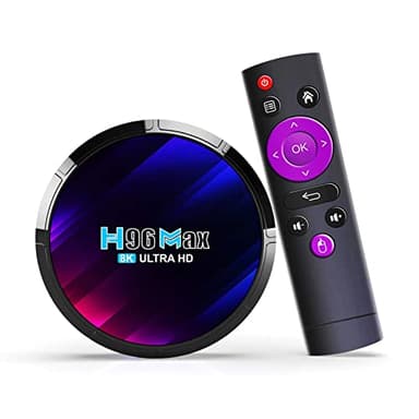 Android 13.0 TV Box,H96 MAX DDR4 4GB RAM 32GB ROM RK3528 Quad-Core 64bit WiFi6 Dual 2.4G/5.8G WiFi BT5.0 8K HDR10+ Ultra HD USB3.0 Smart Home Player