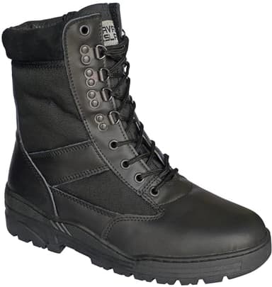 Savage Island Botas Negras Piel Tipo Militar Talla 44