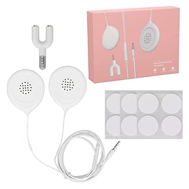 Altavoces Prenatales para el Vientre, Divisor de Música, 12 Pegatinas para Bebés, Auriculares para el Embarazo, Altavoz para el Vientre, Reproduce Música, Sonidos y Voces de Forma