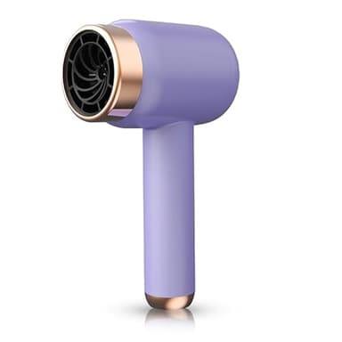 Secador de Pelo Inalámbrico,Secador de Pelo con Batería Portátil,Secador de Pelo Recargable de 1500mAh para Dormitorio Doméstico (PURPLE)