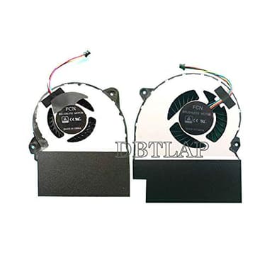 DBTLAP CPU + GPU Ventilador Compatible para ASUS ROG Strix S7ZC GL702ZC 13NB0FV0M10011 13NB0FV0M09111 Laptop Cooling Ventilador