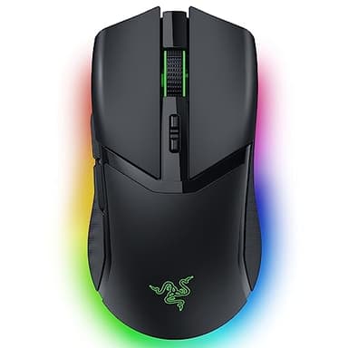 Razer Cobra Pro - Ratón Gaming inalámbrico y Personalizable con Razer Chroma RGB (10 Controles Personalizables, 11 Zonas de iluminación Chroma, Sensor óptico Focus Pro de 30 000 PPP) Negro