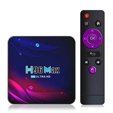 H96 Android 11.0 TV Box, 4GB RAM 64GB ROM Quad-Core 64bit, Soporte 2.4G/5G WiFi Ultra HD 4K H.265/H.264 USB3.0/USB2.0/Bluetooth 4.0, Con Control Remoto