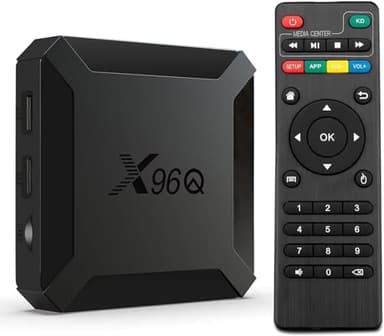 Puersit Android 10.0 X96Q Smart TV Box WiFi 2GB/ 16GB con Allwinner H313, Soporta 4K HD con Chipset Quad-Core