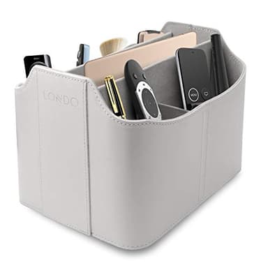 Londo Organizador y estuche para mandos a distancia con espacio para tableta, caddie, de cuero