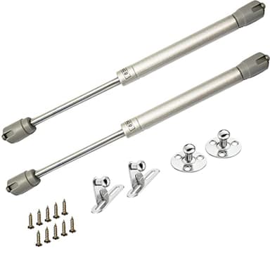 ZFYQ Pistones a Gas, 2pcs Hidráulico Muebles Cocina Amortiguador Puertas Elevables 80N/8kg Bisagras Resortes Armario con Tornillos