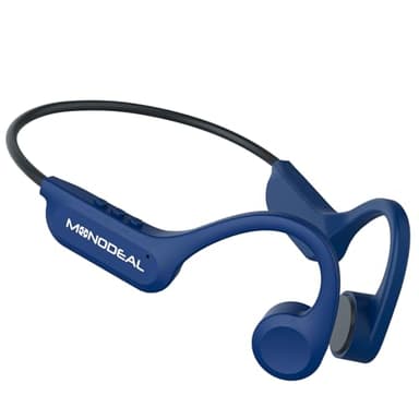 MONODEAL Auriculares Conduccion Osea Open Ear Auriculares Oseos Bluetooth 5.3 Auriculares Inalambricos Oseos IPX6 Impermeables Auriculares Deportivos para Correr Fitness