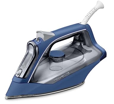 Rowenta plancha vapor Effective, 2400 W, golpe de vapor, suela acero inoxidable antiarañazos, función antigoteo, ajuste manual, asa ergonómica, punta precisión