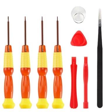 Memows 9 en 1 Herramienta de Reparación de Teléfonos Móviles, Kit Reparación Móviles, Repair Tools con 4 Destornilladores y Herramientas de Palanca de Apertura, Adecuado para iPhone