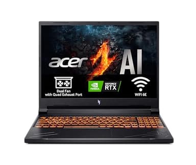 Acer Nitro V 16 ANV16-41-R68V - Ordenador Portátil Gaming 16" WUXGA IPS 165Hz (AMD Ryzen 7 8845HS, 16GB RAM, 1TB SSD, NVIDIA GeForce RTX 4060, Sin Sistema Operativo) Color Negro - Teclado QWERTY