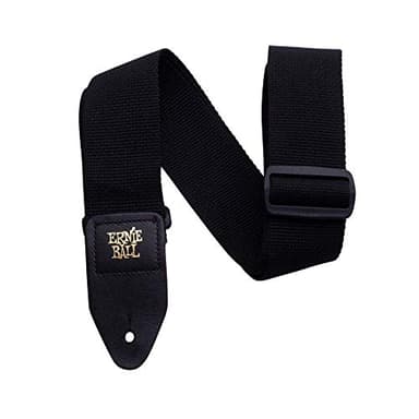 Ernie Ball - Correa para guitarra, polipropileno, color negro
