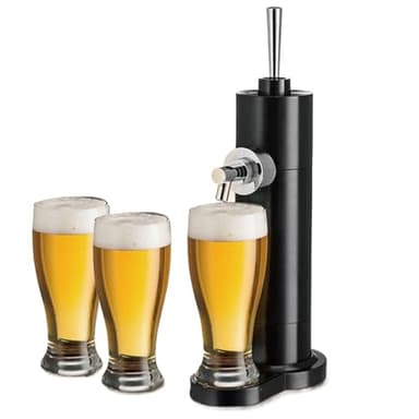 WRJAHCG Dispensador De Cerveza, Maquina De Cerveza,Grifo De Cerveza para Latas,Convierte Cualquier Lata En Un Borrador Estilo para CerveceríAs, Un Gran Regalo para Los Amantes De La Cerveza.,Negro