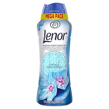 Lenor Perfume para la colada Potenciador De Fragancia Para El Lavado Perlas, 570g, Despertar Primaveral, Colada Siempre Fresca Hasta Doce Semanas Después De Haberla Guardado
