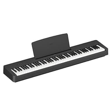 Yamaha P-145 piano digital ligero y portátil, con teclado Graded Hammer Compact, 88 teclas y 10 voces de instrumentos, negro