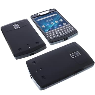 foto-kontor Funda Compatible con Unihertz Titan Protectora de Goma TPU para móvil Negra