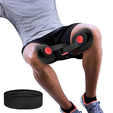 TINRIEF Ejercitador de Piernas Suelo Pelvico 35lb Ejercicio Gimnasio en Casa Maquina Multifuncion Musculacion Deporte Fitness Gluteos Kegel Fortalecedor Tronco Propioceptivo Abdominales (Negro)
