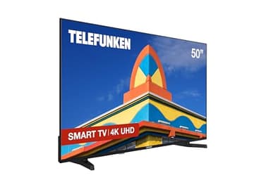 Telefunken 50DTUV725 2025 50'' - Smart TV 4K Ultra HD HDR 3840 x 2160, Dolby Vision, Diseño sin Marcos, Dolby Audio