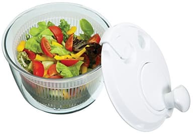 KitchenCraft Mini Salad Spinner / Dresser, Pequeño Lavador de Ensaladas Multiusos, 19cm (7.5")