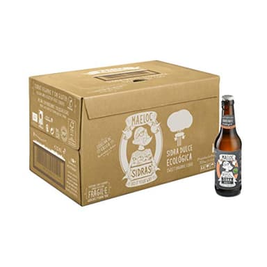 Maeloc Sidra Dulce Ecológica - 24 botellas x 330 ml