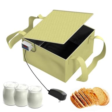 Fermentador De Masa Con Calentador, Caja De Fermentación De Masa Plegable, Caja De Fermentación Con Asa, Fermentador De Masa Ajuste De Temperatura, Fermentador Plegable Para Hacer Pan, Yogur, Natto