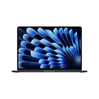 Apple 2025 MacBook Air de 15 Pulgadas con Chip M4: diseñado para Apple Intelligence, Pantalla Liquid Retina de 15,3 Pulgadas, 16 GB de Memoria unificada, 256 GB SSD, Teclado español; Medianoche