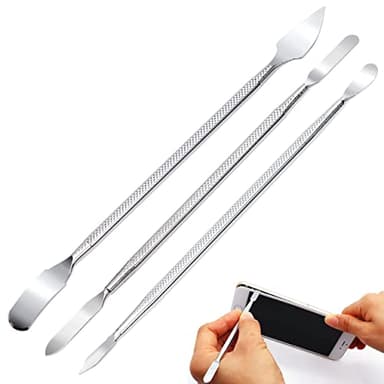 3 Piezas Herramientas de Desmontaje de Apertura de Metal Spudgers de Metal de Doble Extremo Kit de Herramientas de Reparación para Teléfono Móvil iPad Tablets Ordenador Portátil