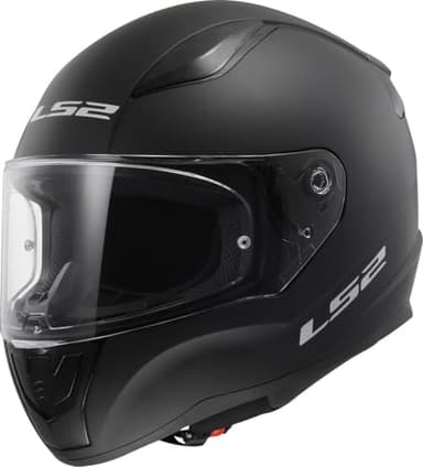 LS2, Casco Integral de Moto Rapid, Negro Mate, M