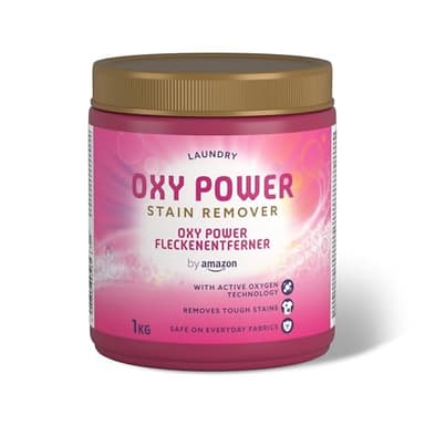 by Amazon - Polvo quitamanchas para colores Oxy Power, 1 kg