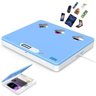 Dayear Caja de Bloqueo para Teléfono/Pad con Temporizador, Caja de Casillero para Android Phone/iPhone/iPad, Cárcel Telefónica Timed Lock Box para Que los Niños y Adultos se Concentren Más(Azul)