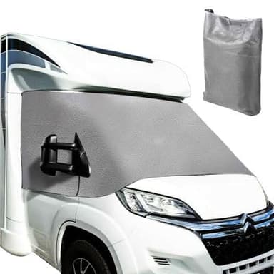 Lona de para Fiat Ducato, Fundes Frontal para Fiat Ducato, para El Modelo Ducato Tipo X250 X290, Protección de la Intimidad Alfombra Térmica de Protección UV Cubierta de Caravana Parabrisas