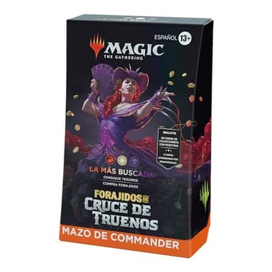 Mazo de Commander de Forajidos de Cruce de Truenos, de Magic: The Gathering - La más buscada (Versión en Español)