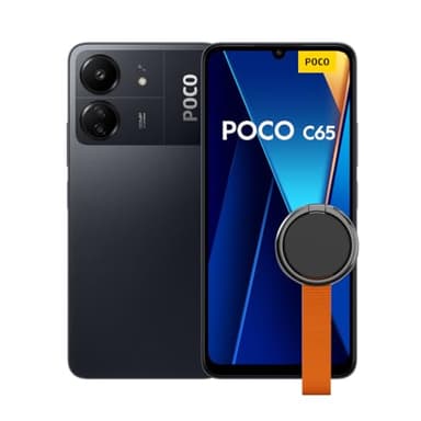Xiaomi POCO C65 Black-Smartphone 8+256G-MediaTek Helio G85 procesador, pantalla suave de 6.744 pulgadas 90Hz, carga rápida de 18 W (versión del Reino Unido)