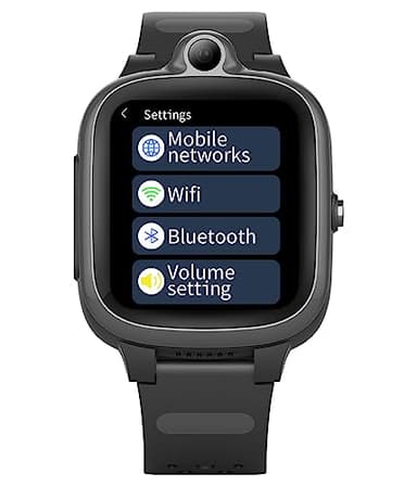 Fitonme 4G Reloj Inteligente Niños,Smartwatch con GPS con Posición en Tiempo Real, WiFi, Mensaje de Videollamada, Podómetro, Geofence SOS, Anti-Pérdida de Educación Temprana