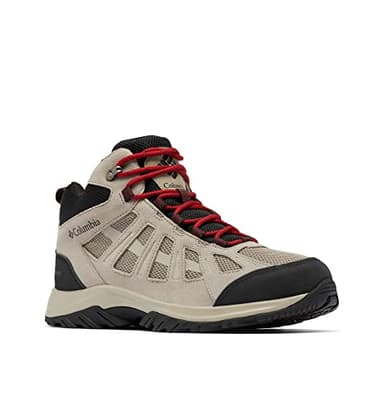 Columbia Redmond 3 Mid WP, Botas montaña de senderismo y trekking, Hombre, Kettle Black, 43 EU