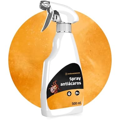 Spray Antiácaros - 500 ml - Agente para Fundas de Colchones y Textiles - Combate Eficazmente Los ácaros sin Permetrina - Muy Eficaz Gracias al Acetamiprid - Spray Antiácaros - Fabricado en Alemania