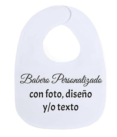 Uvimark | Babero Infantil Personalizable | Babero Personalizado | Babero con Foto