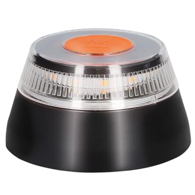 PMK GRUPO Luz Emergencia Coche Homologado DGT con Geolocalización | Luz avería coche [Visibilidad 1 Km] Baliza V16 con GPS y Base Imantada - 1 Unidad