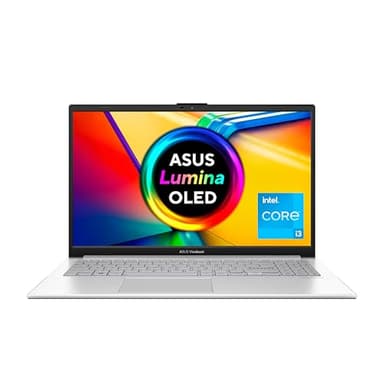 ASUS Laptop Vivobook Go 15 OLED de 15,6 pulgadas, pantalla OLED Full-HD 16:9, Intel Core i3-N305, 8 GB RAM, 512 GB SSD, Intel UHD Graphics, Windows 11, teclado QWERTZ, plata fría
