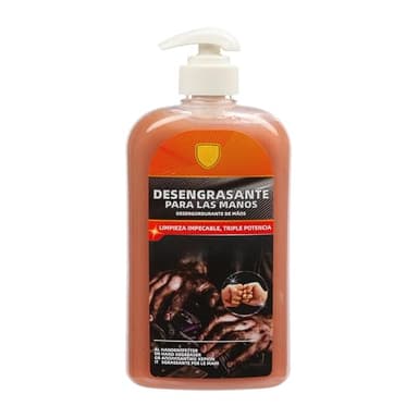 Gel Desengrasante de Manos Idea para Talleres Mecánicos y Uso Doméstico - Limpiador de Grasa y Suciedad, PH Neutro, Suave y Perfumado, 1L (Pack de 1)
