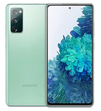 Samsung Smartphone Galaxy S20 FE con Pantalla Infinity-O FHD+ de 6,5 Pulgadas, 6 GB de RAM y 128 GB de Memoria Interna Ampliable, Batería de 4500 mAh y Carga rápida Verde (Version ES)