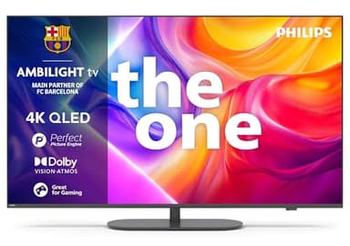 Philips Ambilight 'The One' 65PUS9000 4K Smart TV - Pantalla de 65 Pulgadas con P5 Picture Engine Ultra HD, Titan OS, Dolby Vision y Sonido Dolby Atmos
