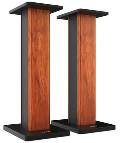 Wiibo Tempo 60 - Pareja de Soportes para Altavoces - 60 cm de Altura - Base Sólida Antivibración - Compatibilidad Universal con Altavoces HiFi Estéreo y Home Cinema - Pies Antideslizantes
