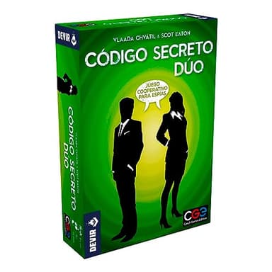 Devir - Código Secreto Dúo, Juego de mesa con Amigos, Juego para fiestas, para 2 Adultos (BGCOSED)