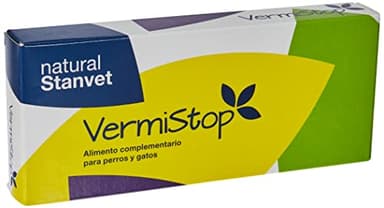 STANGEST VermiStop | Complemento Nutricional para la Salud Digestiva de Perros y Gatos | CREA Ambiente Hostil contra los Parásitos | 20 Comprimidos