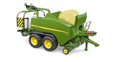 bruder 02032 - Combinación empacadora-encintadora de pacas redondas John Deere C441R - 1:16 Granja, agricultura, tractor, remolque, cosechadora, empacadora-encintadora, accesorios para cosechadoras