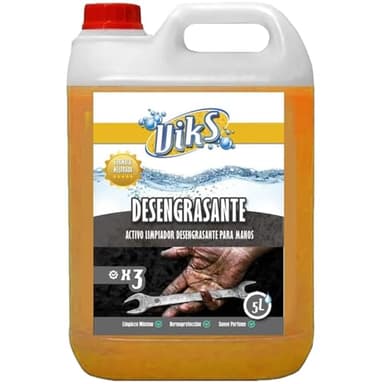 Viks | Jabon manos mecanico | Lavamanos taller mecánico desengrasante| Potente jabon mecanico contra suciedad rebelde | No irrita Suave aroma a limpio | 5 Litros