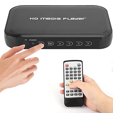 Reproductor Multimedia para TV 1080P Reproductor Multimedia M3 HD Video Reproductor De Disco Duro EU 100 240V Lecteur Video (Enchufe de la UE)